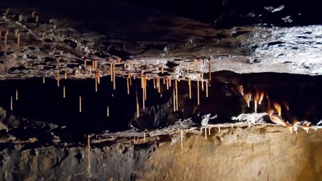 Interior of dunmore cave.