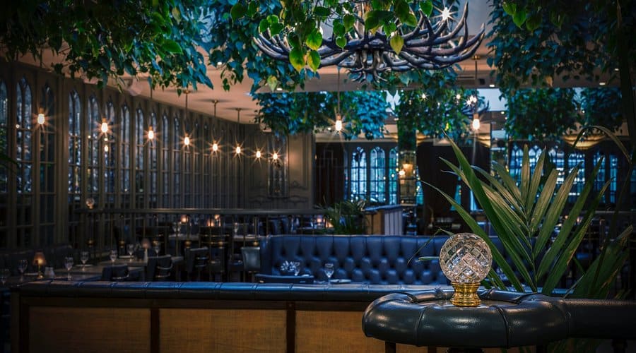 Interior of the langton room restaurant